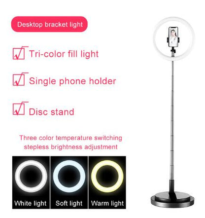 Selfie Ring Light LED Portable For Youtube Vlog Live Photo My Store