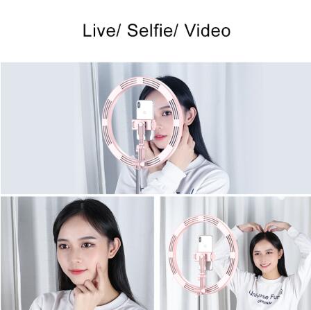 Selfie Ring Light LED Portable For Youtube Vlog Live Photo My Store